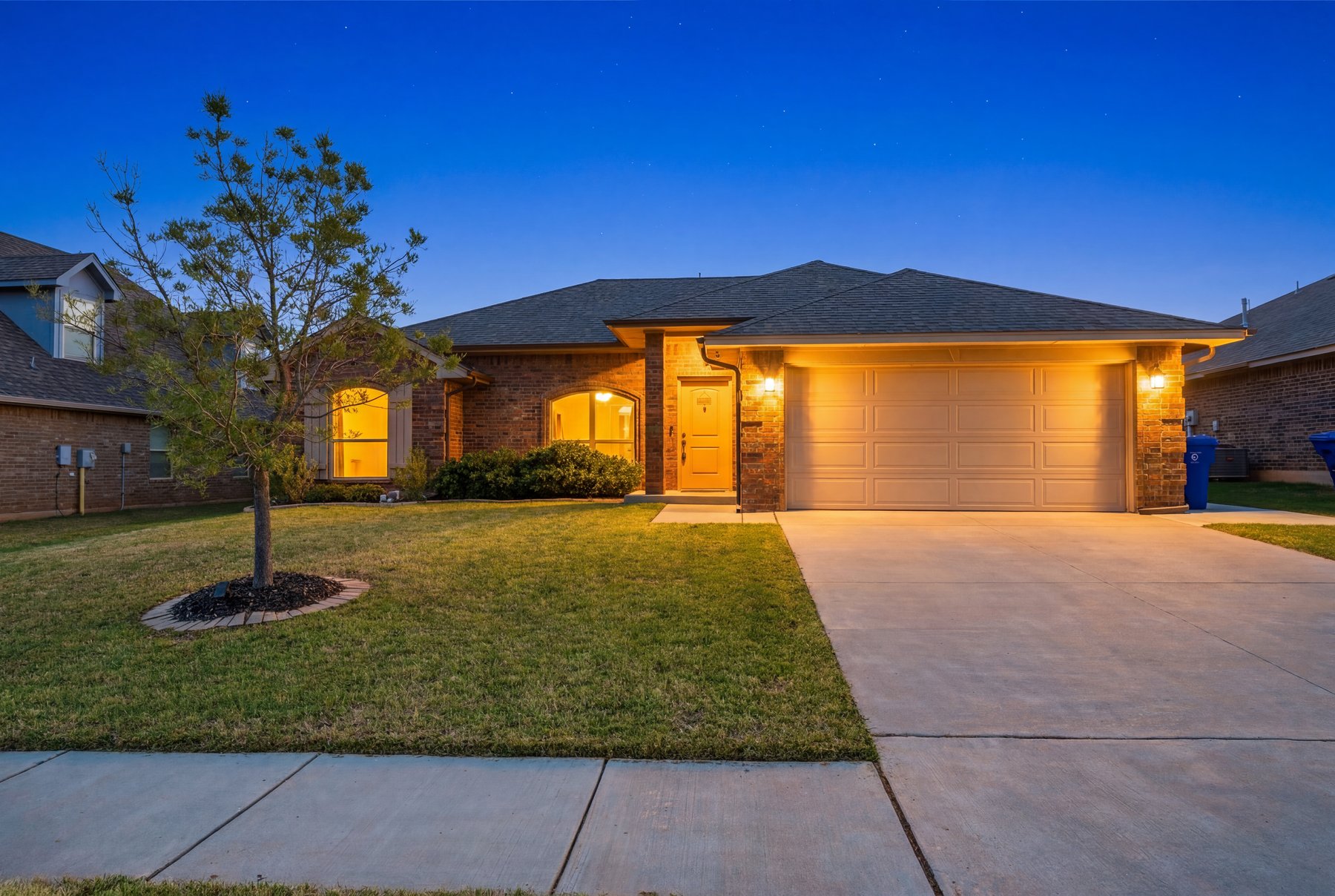 Virtual twilight exterior conversion